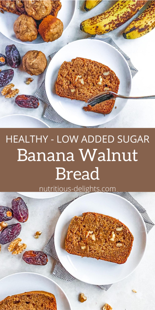 Healthy Banana Walnut Bread Nutritious Delights